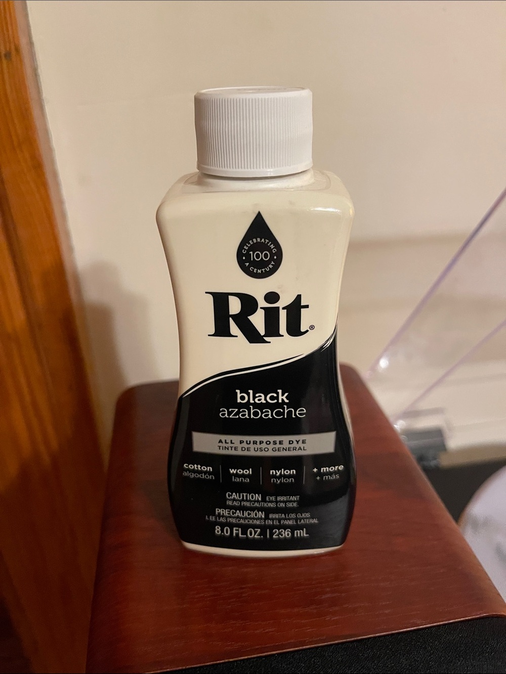 New/Unopened Bottle of Rit Black Fabric Dye